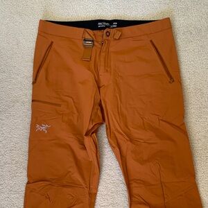 Arc'teryx Men's Orange Cargo Pants
